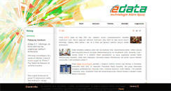 Desktop Screenshot of edata.net.pl